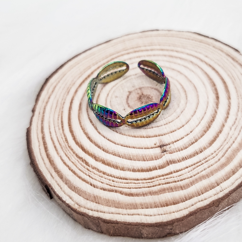 Iridescent Adjustable Women Ring